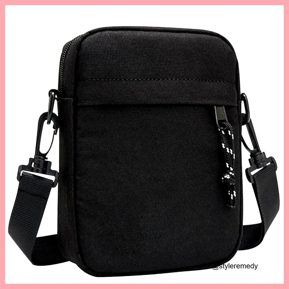 Water Resistant Mini Messenger Bag Crossbody Sling Fanny Pack